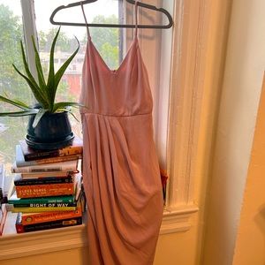 Petal & Pup Light Pink Midi Strappy Dress